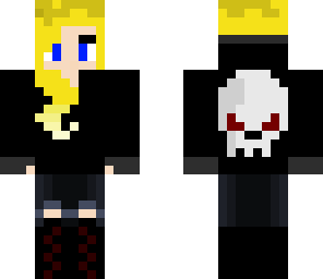 goth blonde sans capuche