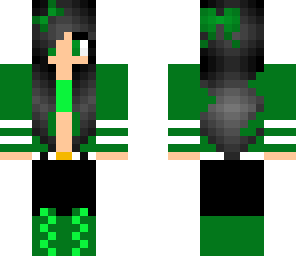 cool green girl
