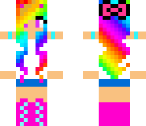 rainbow girl