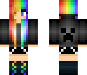rainbow girl