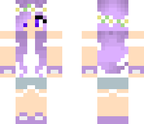 purple flower girl