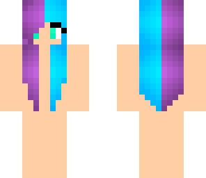 blue and purple girl