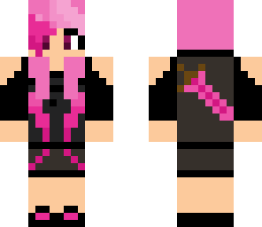 pink ninja girl
