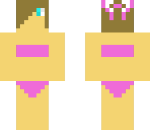 bikini pink girl