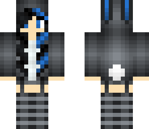 blue bunny girl