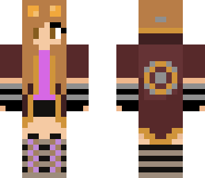 brown haired steampunk girl