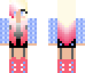 awesome pink and purple girl