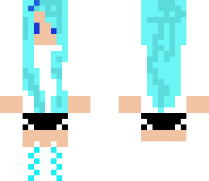 blue girl