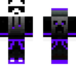 cool panda purple