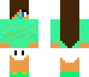 sky's blue and green baby