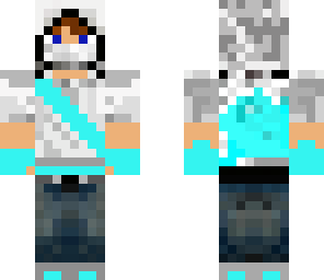 electric blue parkour guy