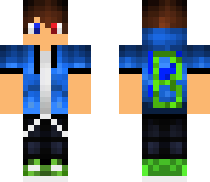 blue man