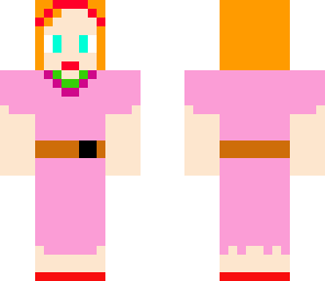 normal girl - pink dress