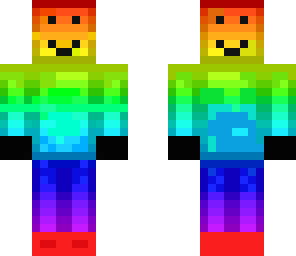 rainbow face