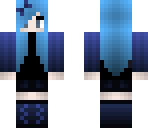girl in blue
