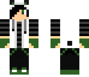 panda hoodie green