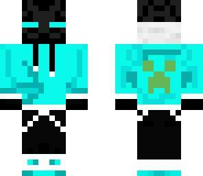 cyan enderman