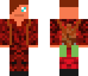 red camo hunter and surviver