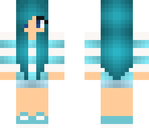 nice blue girl