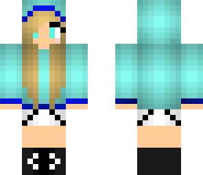 blue girl