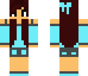 blue cutie girl