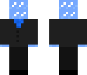 ice block in a suit