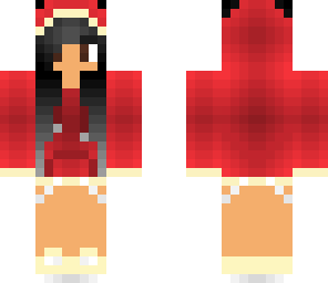 red hoodie girl