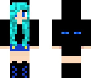blue ender girl