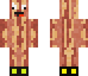 bacon man with burnt egg shoes