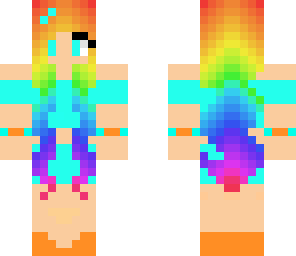 rainbow girl