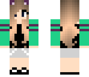 spring cat girl