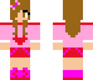 valentines day girl skin