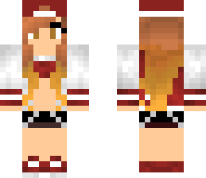tomboy girl ombre hair maroon hat