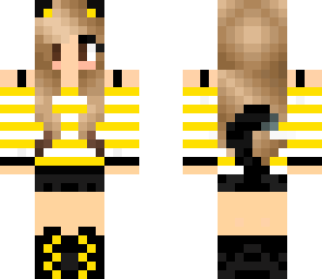 yellow cat girl edit