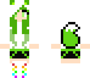 green wolf girl