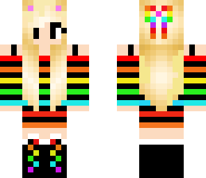 rainbow girl edit