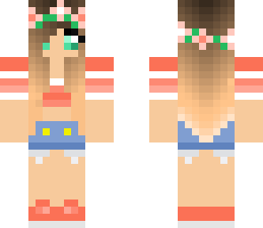 cute flower crown girl