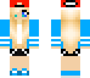 girl in blue