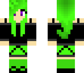 emo music neon green