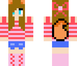 pink fox girl