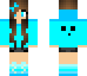 blue girl slime