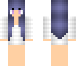 dark blue hair