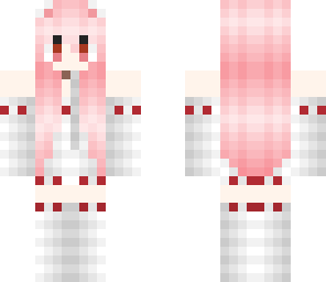kawaii pink neko