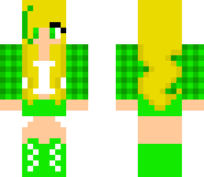 cool girl green