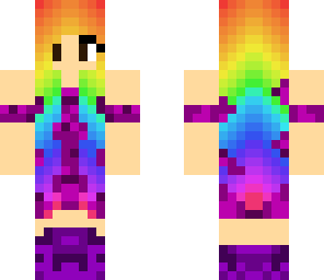 rainbow girl