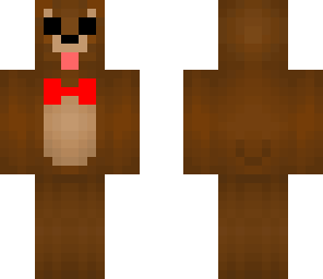 **** bear red tie