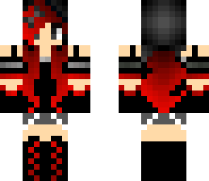 red gothic girl