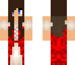 red dress