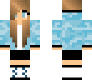 blue camo jacket