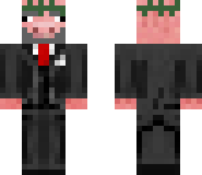 pig jesus in a suit